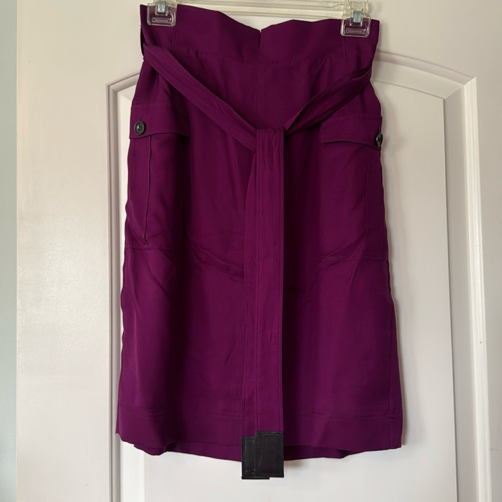 Silk Burberry Brit skirt